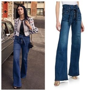 Veronica Beard Jeans Rosanna Corset Size 10